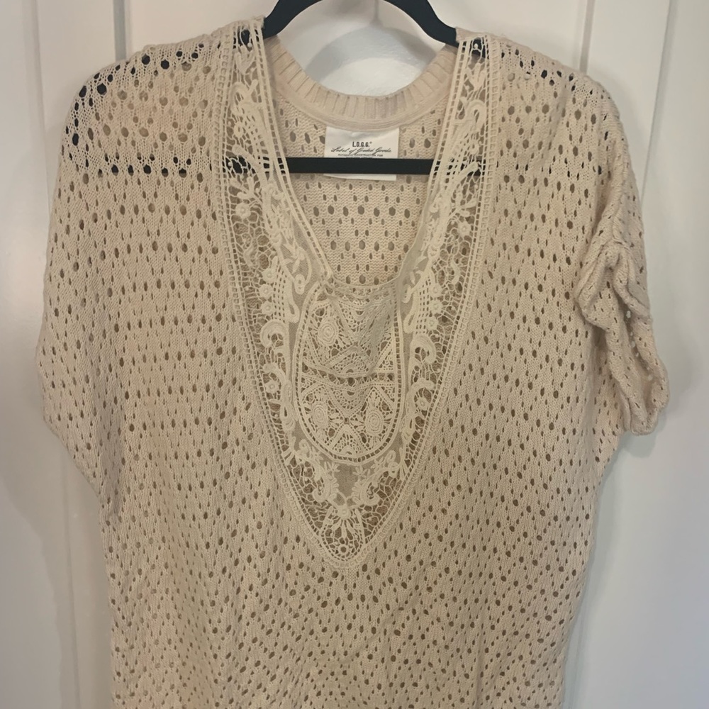 L.O.G.G.  H&M Beautiful Sweater/ Cover Up